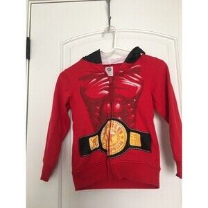 H Boys Super Hero Zip Up Hoodie Sweatshirt Jacket Size Small 6/7